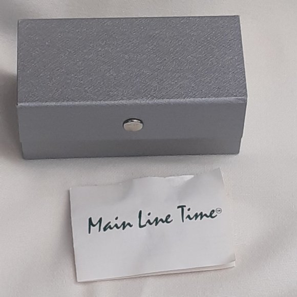 New - Main Line Time - Crystal Watch 4 Piece Set - Silver-Tone - Picture 7 of 12